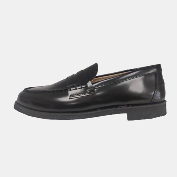 Mocasin Colegial Negro Brillante 620F