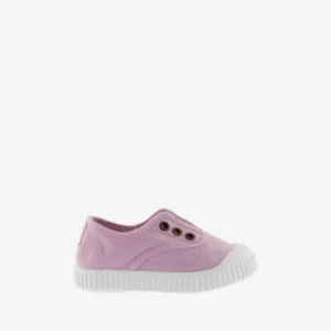 Bamba de Lona sin Cordones Rosa